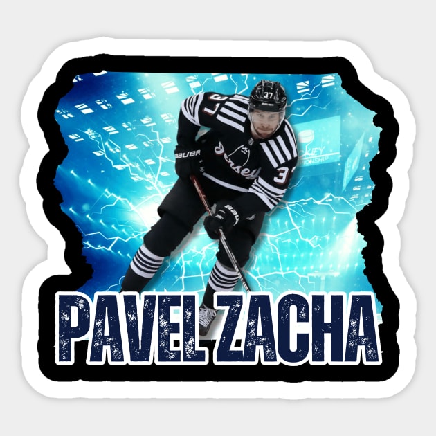 Pavel Zacha Sticker by Moreno Art